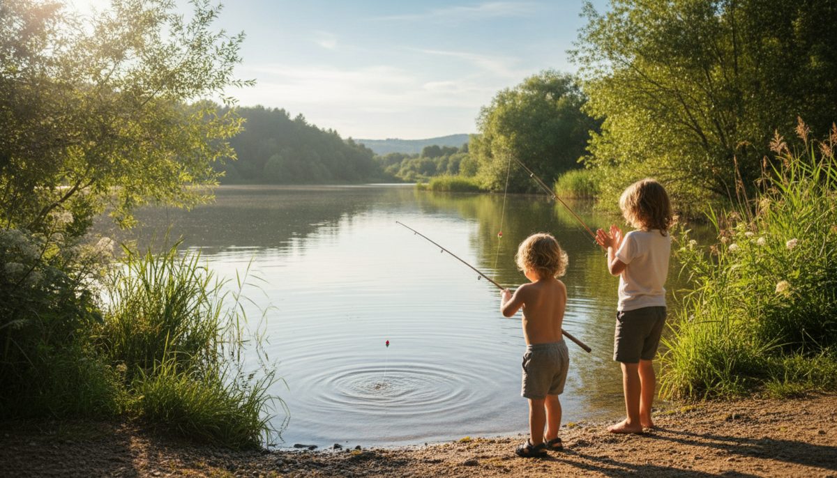 Angelkurse für Kinder - Spaß am Wasser!