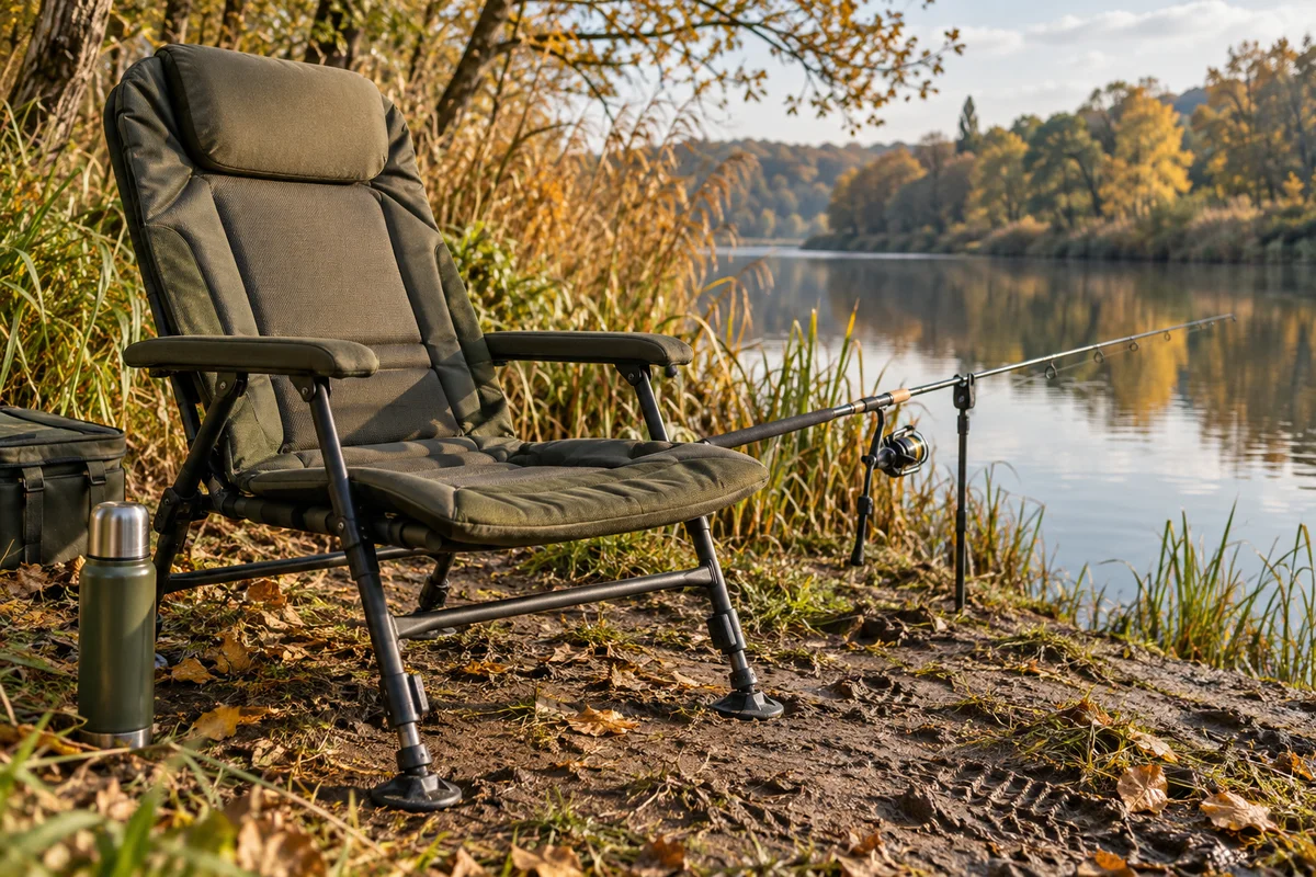 Angelstuhl kaufen: Typen, Traglast und Kaufkriterien