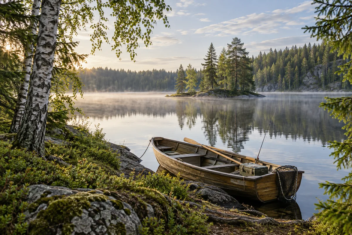 Angeln in Finnland: Seenland, Lizenz & Eisangeln