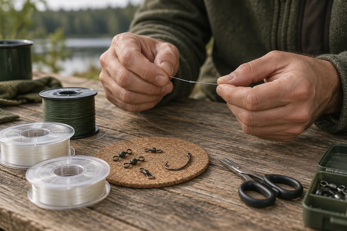 Vorfach & Knoten: Material und die 3 wichtigsten Knoten